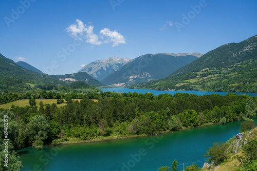 Lake of Barrea  in the Abruzzo National Park