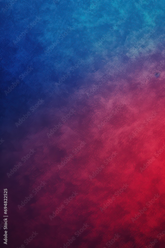 Red-Blue gradient background grainy noise texture