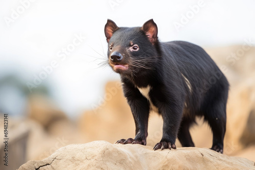 Tasmanian devil on a white background