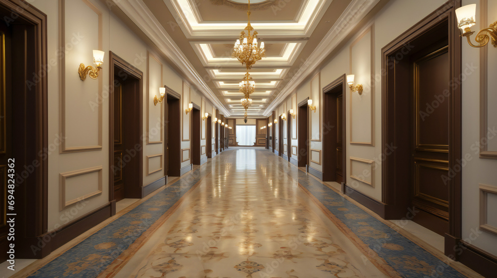 Corridor In A Five Star Hotel