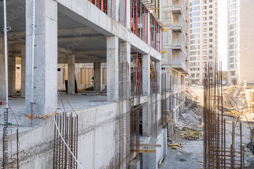 Construction site on summer...