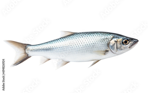 Herring fish isolated on transparent background.