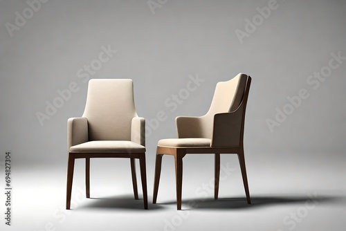 create a image of chair with isolated background.