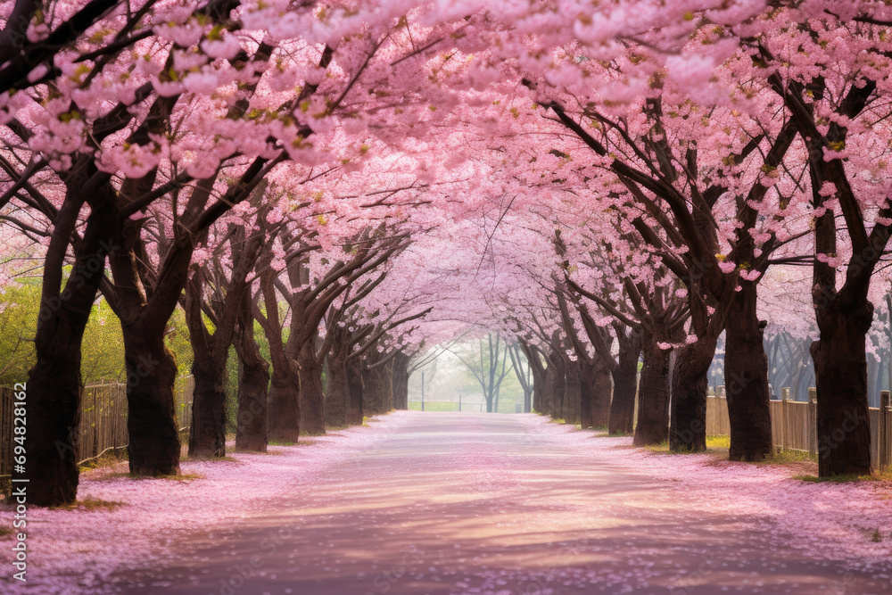 Cherry blossoms blooming in spring, spring background Cherry blossoms blooming in spring, spring background