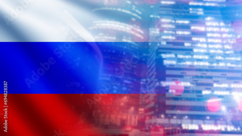 Business in Russia. Skyscra...