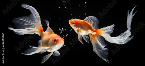 goldfish in water photo