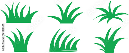 Grass line icon. Trendy grass icon set. Vector grass icon illustration