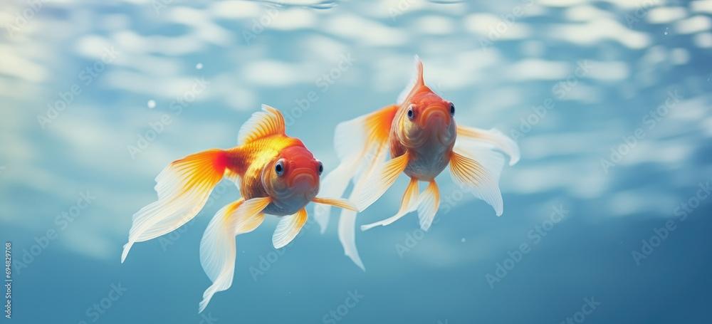 goldfish in water goldfish in water