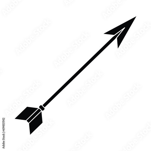 Archery arrow icon vector on trendy design
