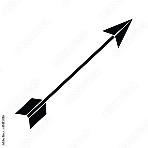 Archery arrow icon vector on trendy design