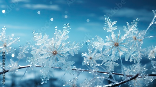 abstract frozen winter back...