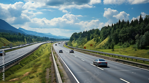 A High Speed Autobahn In Austria 