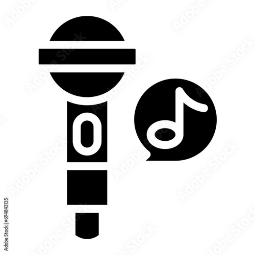 microphone glyph