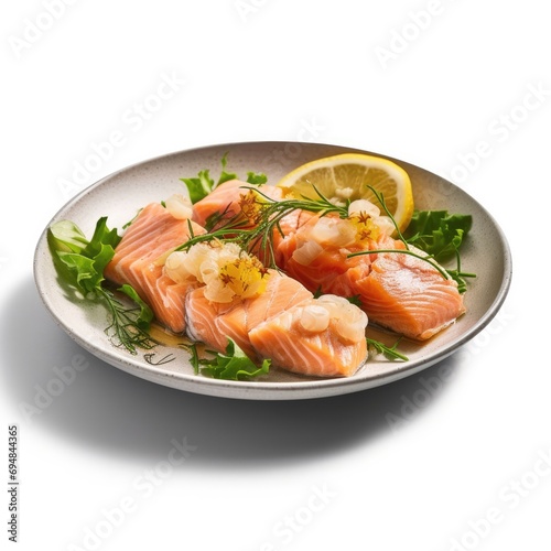 Steamed Salmon Pieces