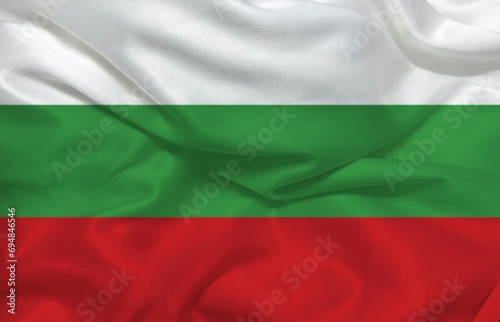 Bulgaria 3d background flag