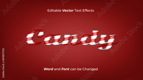 Editable Candy Vector Text Effects