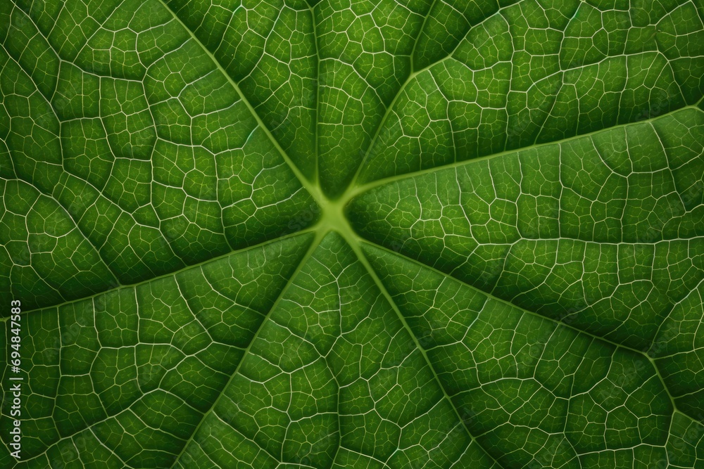 Obraz premium Macro green leaves background texture. Green leaf texture