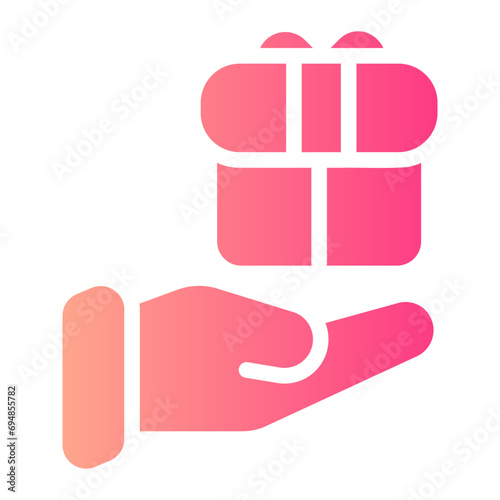 gift gradient icon