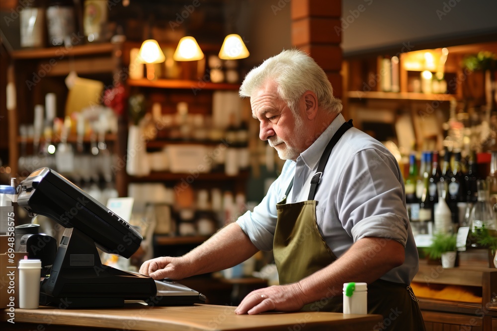 Happy person receiving a notification of a successful transaction in the secure payment app Happy person receiving a notification of a successful transaction in the secure payment app
