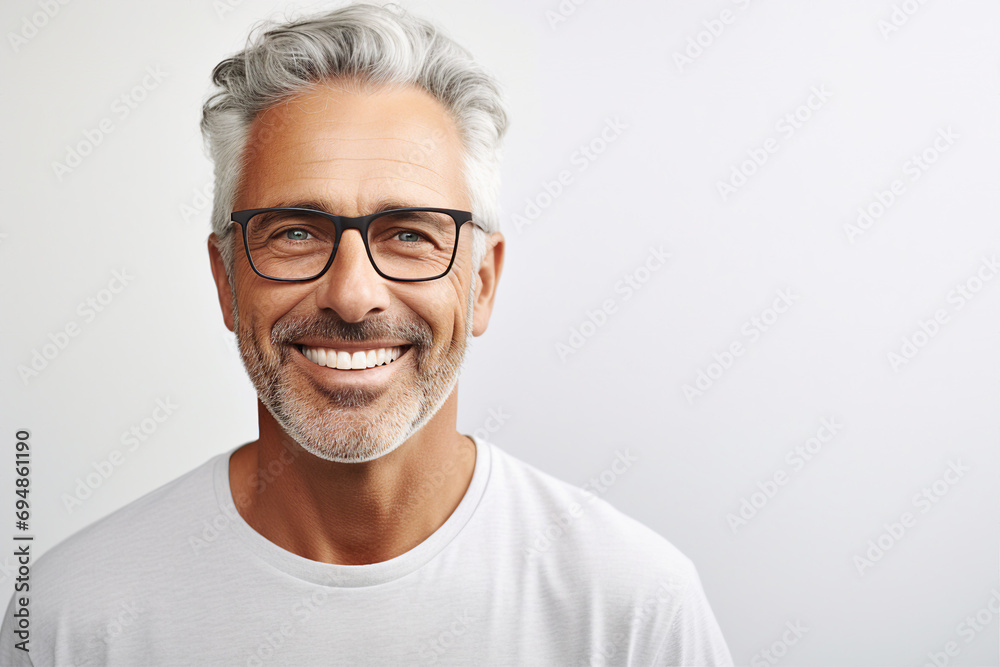 Generative AI picture image of attractive nice groomed guy with model appearance isolated on white background Generative AI picture image of attractive nice groomed guy with model appearance isolated on white background