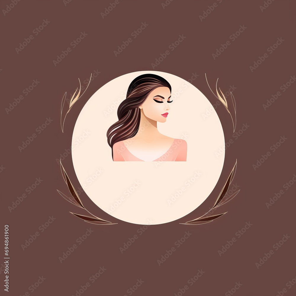 Classic typography meets modern design in this logo, ideal for a professional beauty salon or hair studio Classic typography meets modern design in this logo, ideal for a professional beauty salon or hair studio