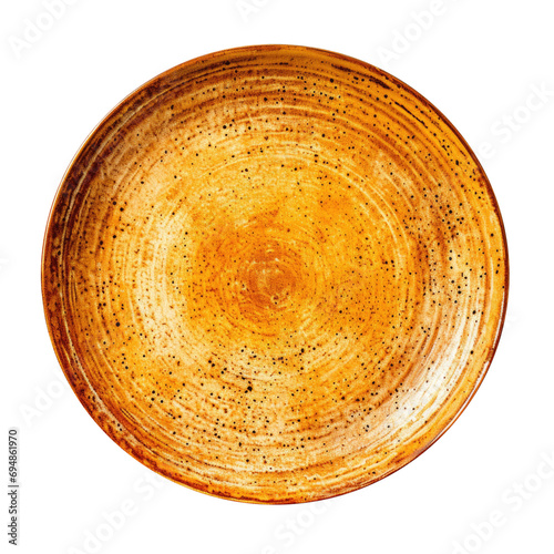 Empty Rustic Ceramic Yellow...