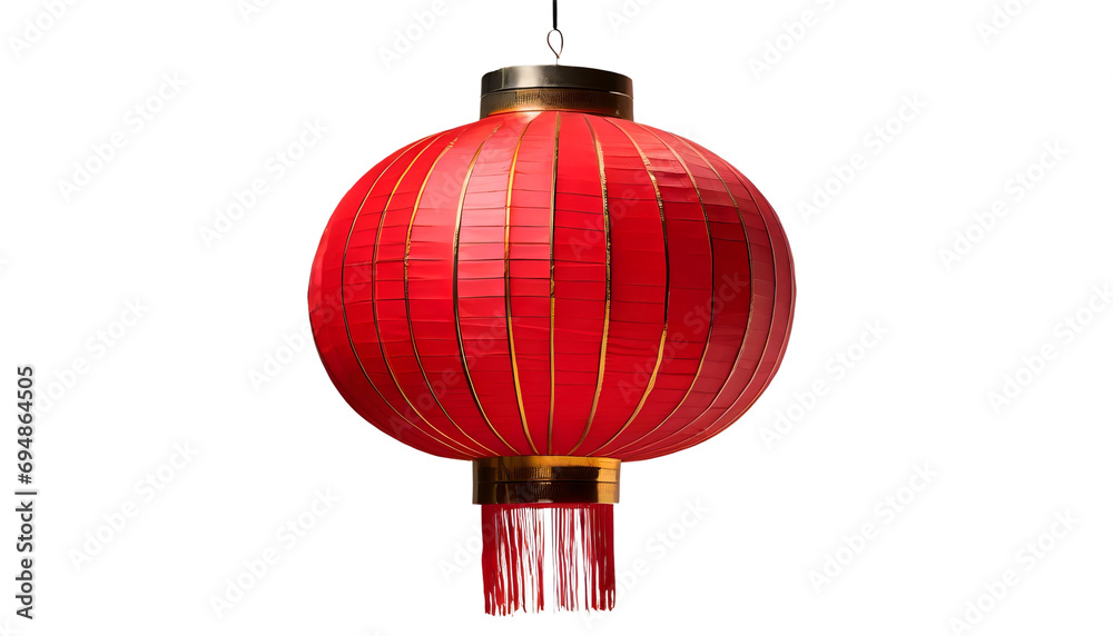 Obraz premium Chinese new year red lantern.