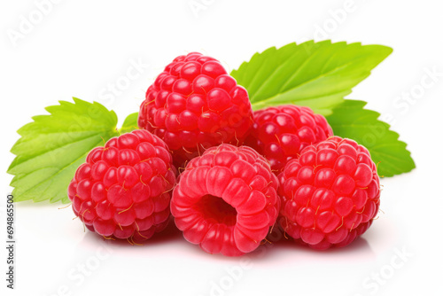 Juicy Raspberries Ready To Be Savored