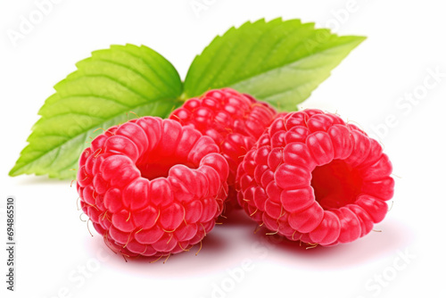 Juicy Raspberries Ready To Be Savored