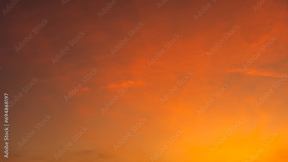 Red sky orange sunrise background 