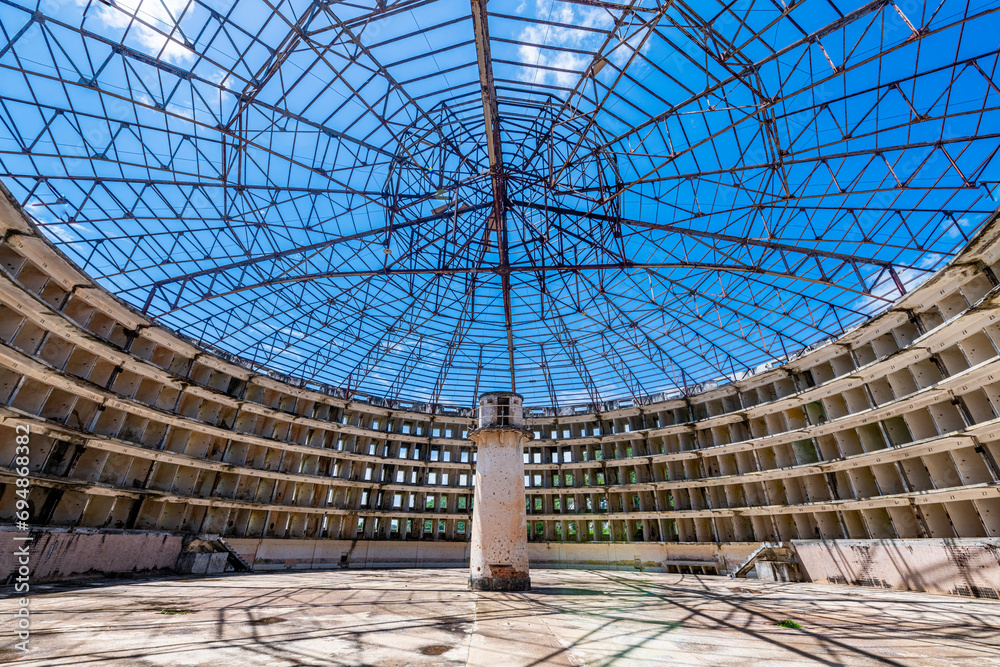 Presidio Modelo, model prison with panopticon design, Isla de la