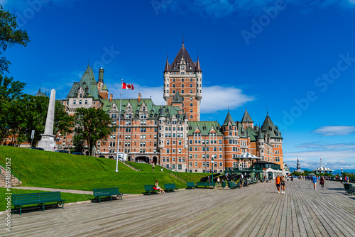 Dufferin Terrace and Chateau Frontenac, Quebec City, Quebec, Canada photo