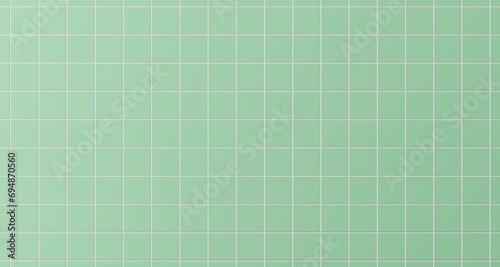 Green Square tiles wall background.