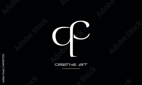CQ, QC, C, Q abstract letters logo monogram