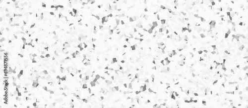 Abstract design with white paper background and terrazzo flooring texture .beautiful terrazzo matt tile stone for flooring grey marble texture background .black and white terrazzo stone texture. photo