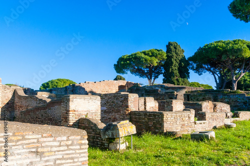 Sacred area of the Republican Temples (Area Sacra dei Templi Repubblicani), Ostia Antica archaeological site, Ostia, Rome province, Latium  photo
