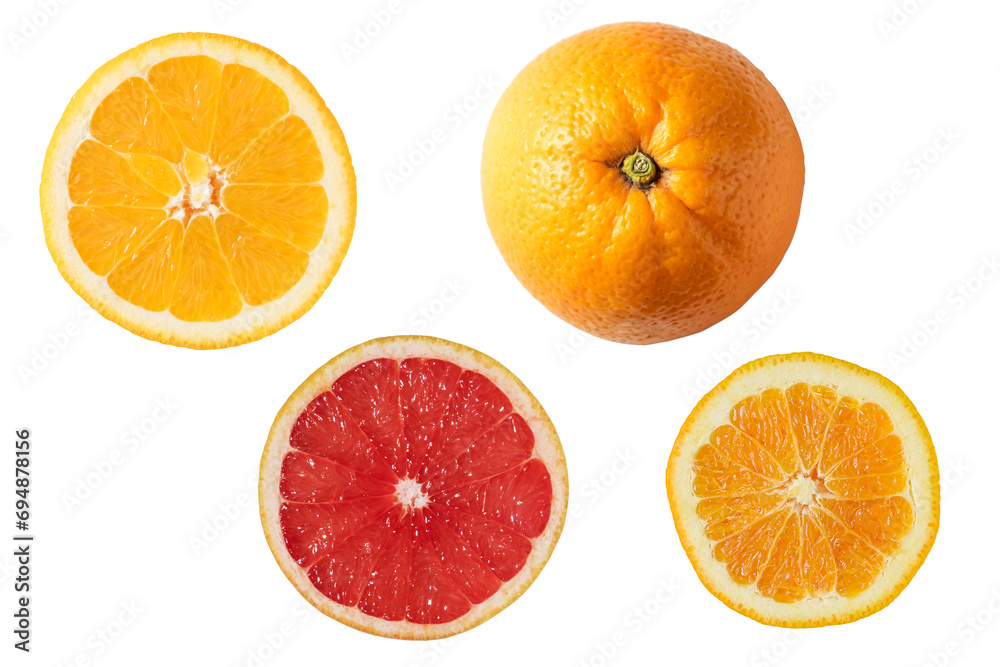 Orange isolated on white Background. Food background. Orange isolated on white Background. Food background.