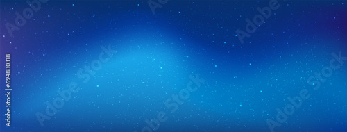 Astrology horizontal star universe background. The night with nebula in the cosmos. Milky way galaxy in the infinity space. Starry night with shiny stars in the gradient sky. Vector illustration.