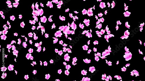 3d render floral Background