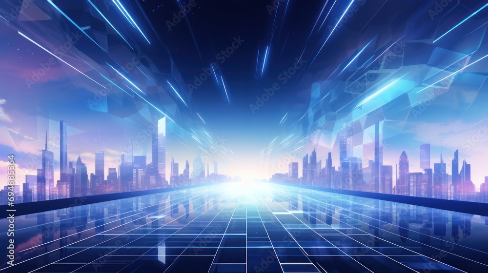 Digital Open World Abstract Background Digital Open World Abstract Background