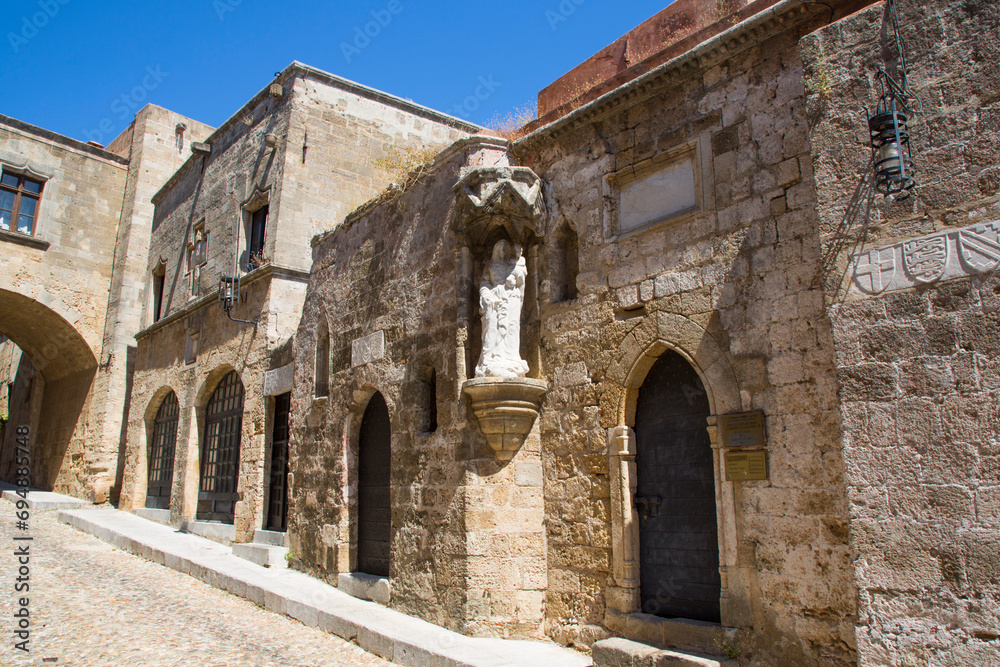 Church of St. Trinity, 15th century, Street of the Knights, Rhodes Old Town, UNESCO World Heritage Site, Rhodes