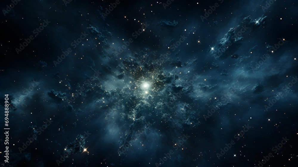 Star field in deep space many light years far from the Earth. Generative AI Star field in deep space many light years far from the Earth. Generative AI