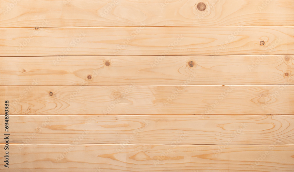 Light wood planks natural flat lay background
