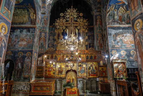Moraca Orthodox Monastery, Kolasin province, central Montenegro photo