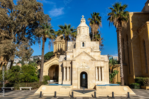 Genocide Memorial, Armenian Catholicosate of the Great House of Cilicia, Antelias, Lebanon, Middle East photo
