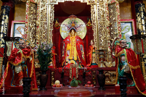 Avalokitesvara (Quan Am), the Bodhisattva of Compassion(Goddess of Mercy), Quan Am Buddhist Temple, Hanoi, Vietnam, Indochina, Southeast Asia, Asia photo