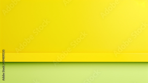 Blank background with Uplifting bright Yellow-Green colour created with Generative Ai