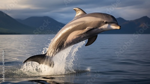 dolphin jumping out of water © MehdiHassan