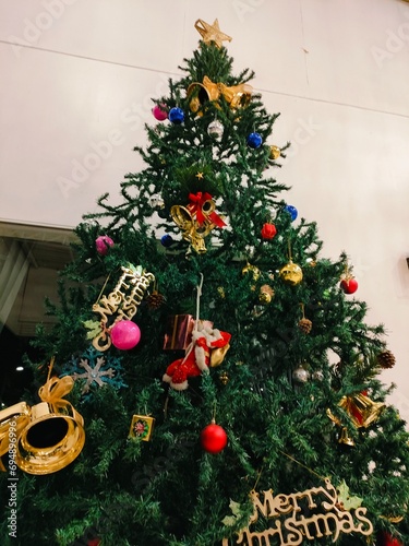 christmas tree decoration items,  for new year

