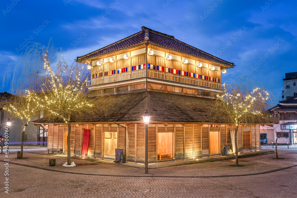 Fototapeta premium Kaga Onsen, Japan at the Yamashiro Onsen